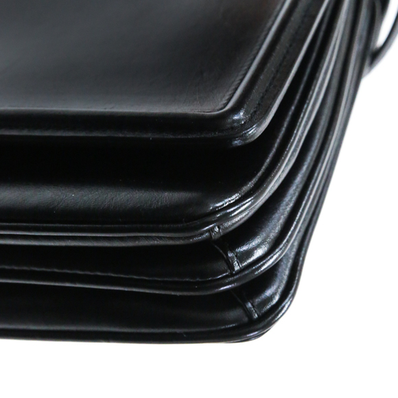 Prada Chain Shoulder Leather Shoulder Bag Black - Picture 10 of 16